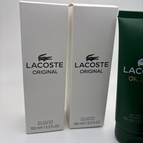 LACOSTE - LACOSTE ORIGINAL - SHOWER GEL - 3.3 OZ - NEW & BOXED x2 - Picture 4 of 4